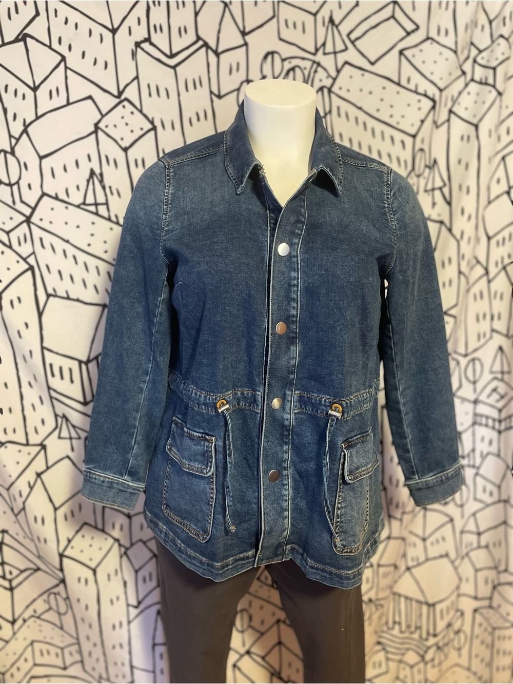 Soft Denim Jacket - Blue Lane Bryant